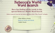 American Girl Rebecca S World Word Search Numuki