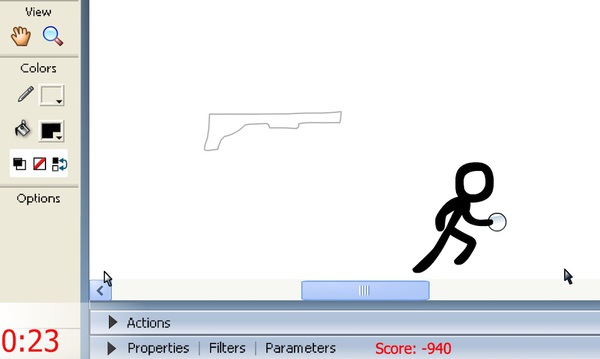 stick figure animator in browser