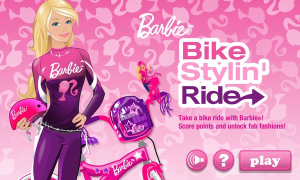 Name:Barbie Bike Stylin' Ride 🚵🏼‍♀️ #fyp #game #childhood #nostalgia