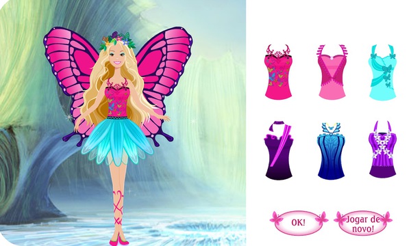 Barbie: Mariposa Dress Up