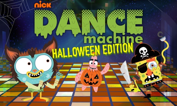 cartoon halloween dance