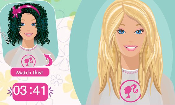 barbie hair games online