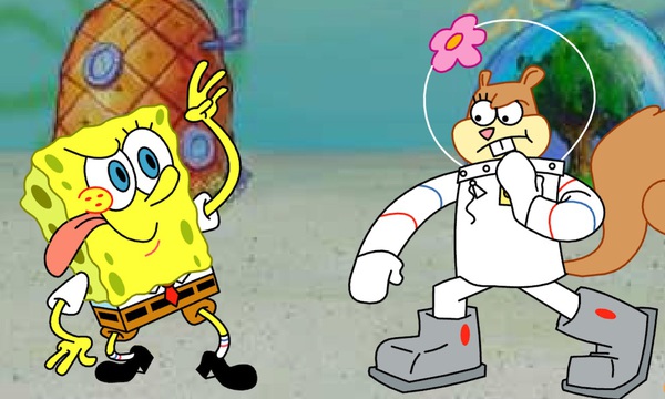 sandy cheeks spongebob karate