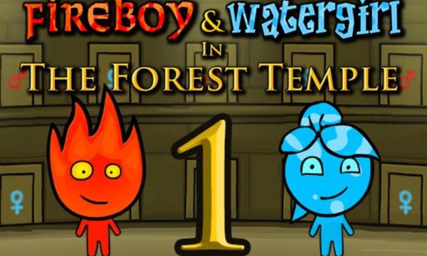 Fireboy And Watergirl [Level 1 FOREST TEMPLE] 